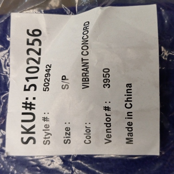 L.L.Bean Vibrant Concord (Purple) Long Sleeve, 1/4 Zip Up, Fleece PullOver - Picture 3 of 11